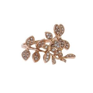 Djula diamonds and gold ring